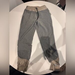Adidas by Stella McCartney Gray and Tan Track Pants